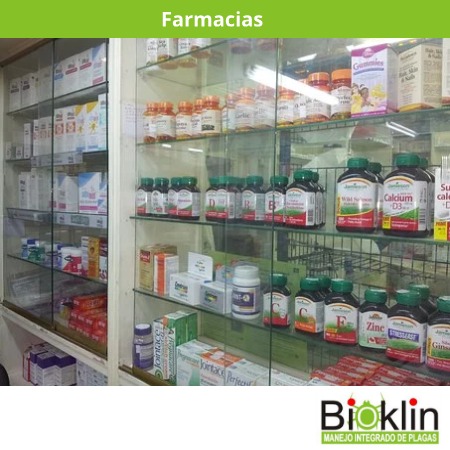 control de plagas en farmacias